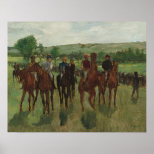 Edgar Degas   The Riders Poster