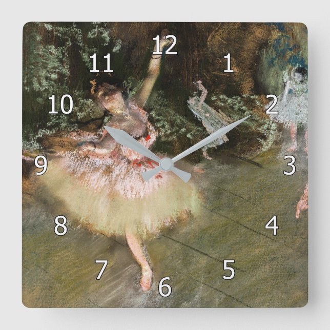 Edgar Degas - The Star 1878 Square Wall Clock (Front)