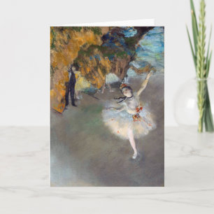 Edgar Degas - The Star / Dancer on the Stage Card