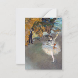 Edgar Degas - The Star / Dancer on the Stage Card