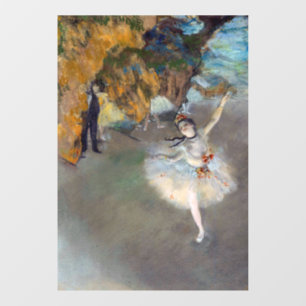 Edgar Degas - The Star / Dancer on the Stage Window Cling