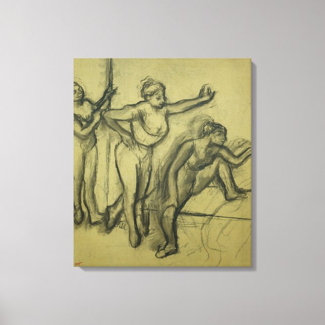 Edgar Degas | Three Dancers, c.1900 Canvas Print (Front)