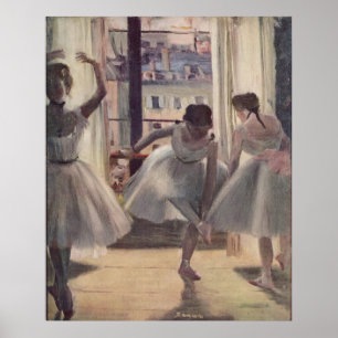 Edgar Degas - Three Dancers in Practice Room 1873 Poster