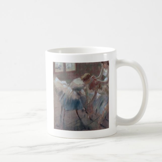 Edgar Degas | Three Dancers Preparing for Class Coffee Mug (Right)