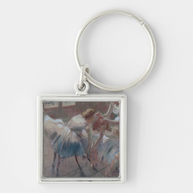 Edgar Degas | Three Dancers Preparing for Class Keychain (Front)