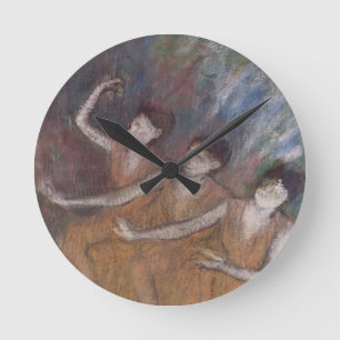 Edgar Degas Trois Danseuses Round Clock
