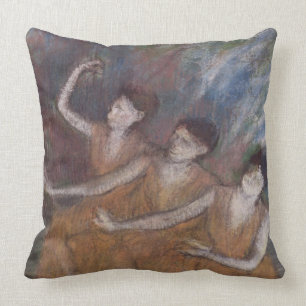 Edgar Degas Trois Danseuses Throw Pillow