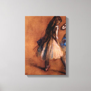 Edgar Degas - Two dancers Canvas Print