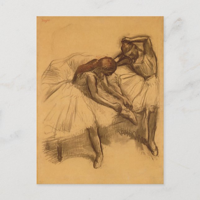 Edgar Degas | Two Dancers Postcard (Front)