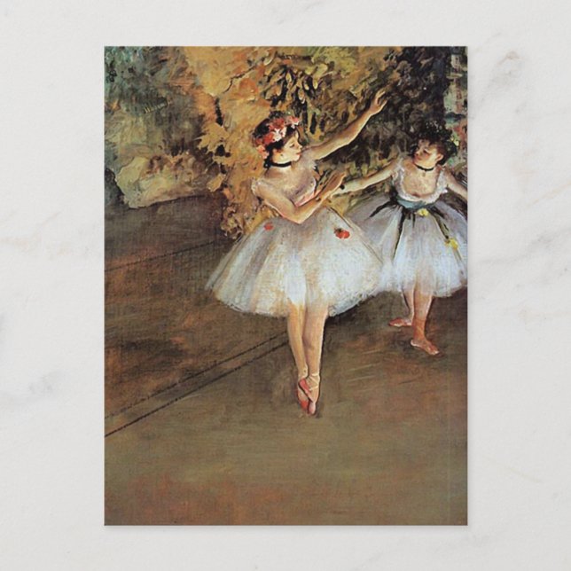 Edgar Degas - Two Dancers Postcard (Front)