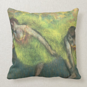 Edgar Degas   Two dancers relaxing Throw Pillow