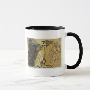 Edgar Degas   Two studies of riders Mug
