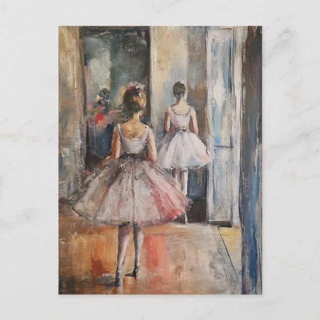 Edgar Degas Vintage Postcard  (Front)