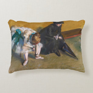 Edgar Degas - Waiting Accent Pillow