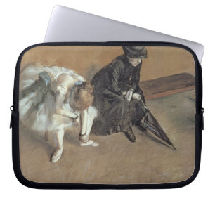 Edgar Degas Waiting, c.1882 Laptop Sleeve