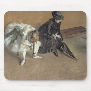 Edgar Degas Waiting, c.1882 Mouse Pad