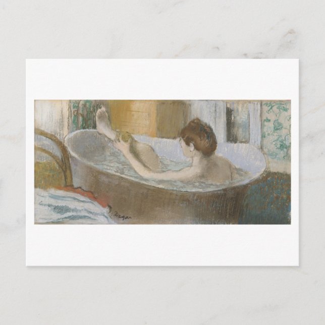 Edgar Degas | Woman in her Bath, Sponging her Leg Postcard (Front)