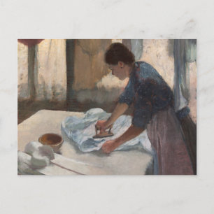 Edgar Degas   Woman Ironing, c.1876-87 Postcard