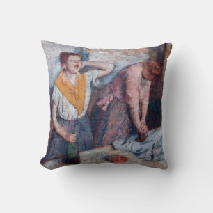 Edgar Degas - Women Ironing Throw Pillow