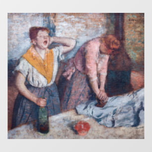 Edgar Degas - Women Ironing Window Cling