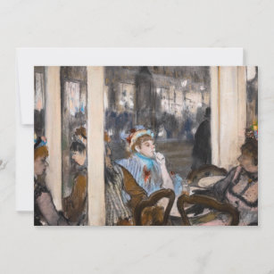 Edgar Degas - Women on a Cafe Terrace in Evening Thank You Card