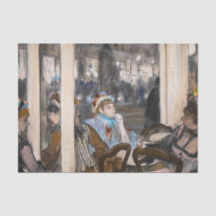 Edgar Degas - Women on a Cafe Terrace in Evening Tissue Paper