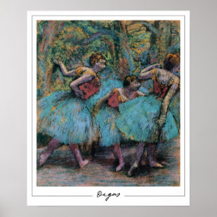 Edgar Degas Zedign Affiche d'art #26