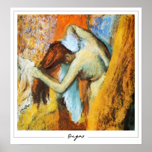 Edgar Degas Zedign Art Poster #13-2 (Front)