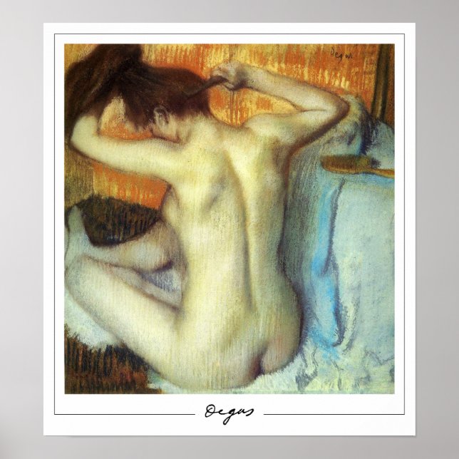 Edgar Degas Zedign Art Poster #17 (Front)