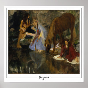 Edgar Degas Zedign Art Poster #32