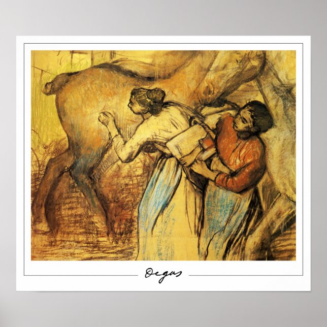 Edgar Degas Zedign Art Poster #341-2 (Front)