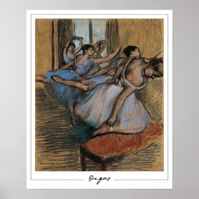 Edgar Degas Zedign Art Poster #416 (Front)