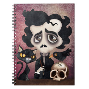 Edgar Poet Spiral Notebook