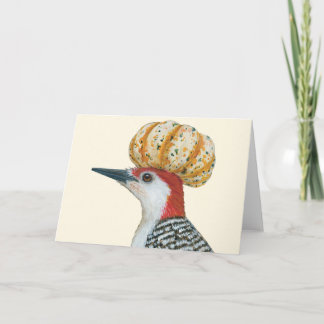 Edgar the woodpecker card