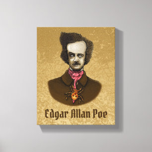 Edgar with Gold Bug Canvas Print