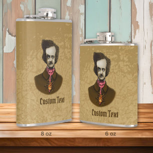 Edgar with Gold Bug Hip Flask