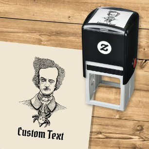 Edgar with Gold Bug Self-inking Stamp