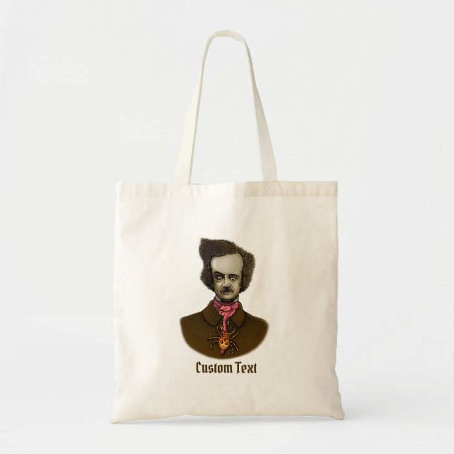 Edgar with Gold Bug Tote Bag (Front)