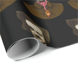 Edgar with Gold Bug Wrapping Paper