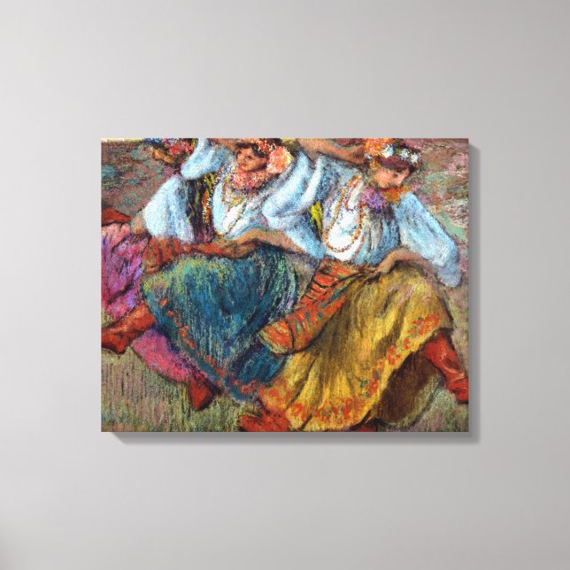 Edgard Degas Russian Dancers Canvas Print (Front)