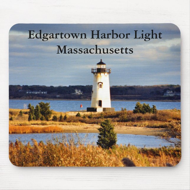 Edgartown Harbour Light, Massachusetts Mousepad (Front)