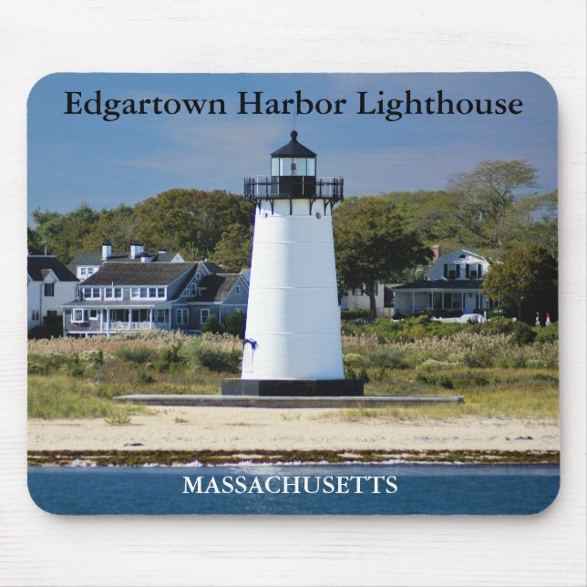 Edgartown Harbour Light, Massachusetts Mousepad (Front)