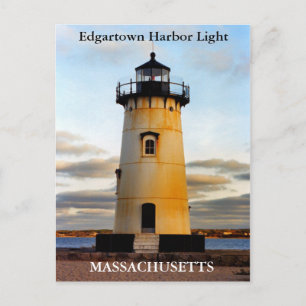 Edgartown Harbour Light, Massachusetts Postcard