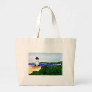 Edgartown Harbour Lighthouse Tote Bag