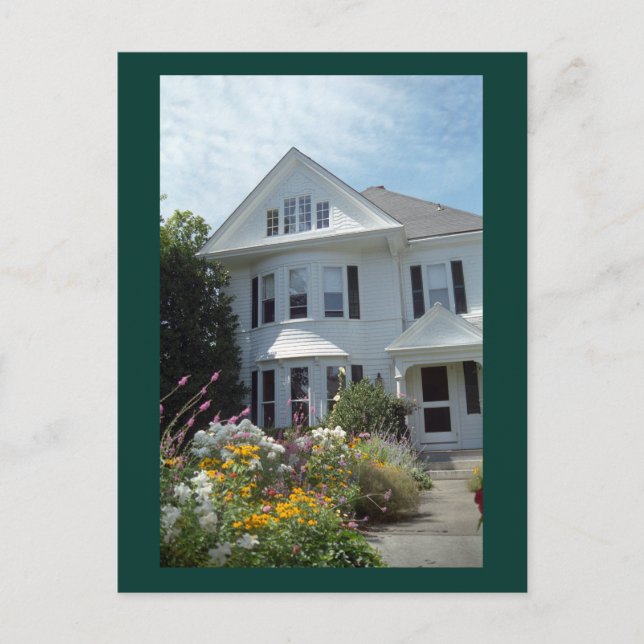 Edgartown Hotel Summer Garden Custom Postcard (Front)