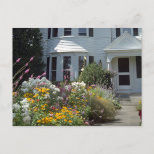 Edgartown Hotel Summer Garden Custom Postcard