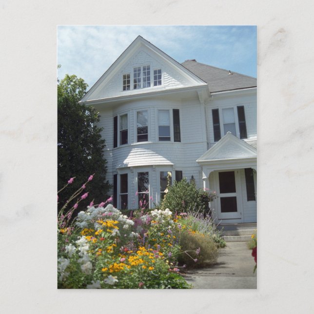 Edgartown Hotel Summer Garden Custom Postcard (Front)