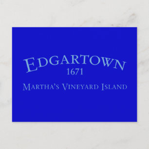 Edgartown Incorporated 1671 Postcard