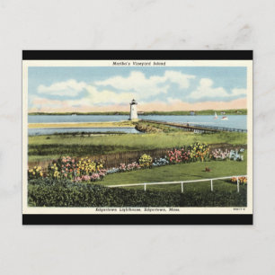 Edgartown Lighthouse Martha's Vineyard c1925 Postcard