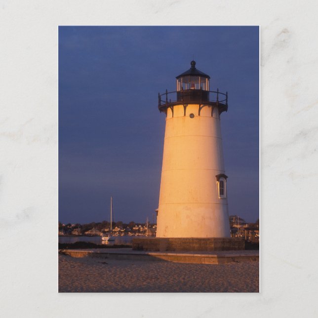Edgartown Lighthouse Marthas Vineyard Postcard (Front)